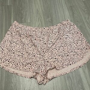 Amazon Essentials Pink Animal Print Shorts